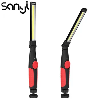 SANYI Magnetic USB Rechargeable Portable Light COB Flashlight Hook Hanging Lamp Rechargeable COB LED Slim Work Light
SANYI Magnetic USB Rechargeable Portable Light COB Flashlight Hook Hanging Lamp Rechargeable COB LED Slim Work Light