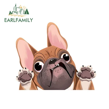 EARLFAMILY 13cm x 10.9cm Cute French Bulldog Sticker Car Window Decoration Cartoon Dog Car Stickers Reflective Decal Car Styling
EARLFAMILY 13cm x 10.9cm Cute French Bulldog Sticker Car Window Decoration Cartoon Dog Car Stickers Reflective Decal Car Styling