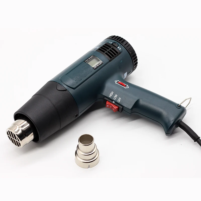 2000W 220V Industrial Electric Hot Air Gun Thermoregulator Heat Guns LCD Display Hair Dryer Soldering Hairdryer Gun Power Tool
2000W 220V Industrial Electric Hot Air Gun Thermoregulator Heat Guns LCD Display Hair Dryer Soldering Hairdryer Gun Power Tool
