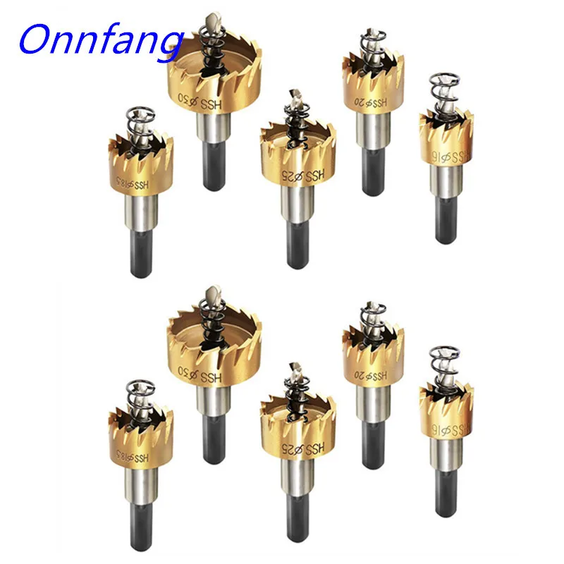 Onnfang 5Pcs HSS Drill Bit Carbide Tip Saw Set Metal Drilling Hole Drill Cut Tool Metal Drill Holes Set
Onnfang 5Pcs HSS Drill Bit Carbide Tip Saw Set Metal Drilling Hole Drill Cut Tool Metal Drill Holes Set