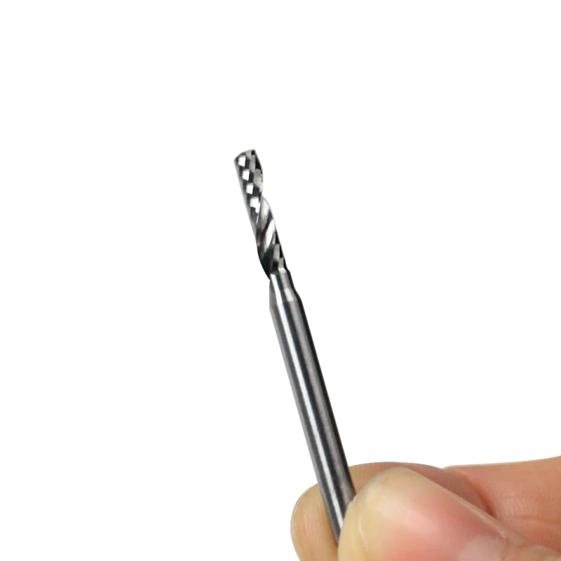 High Precision Grind!High Quality! 5pcs 3.175*2.5*12mm One Flute Spiral CNC Router Bits Soild Carbide One Spiral Flute Bit
High Precision Grind!High Quality! 5pcs 3.175*2.5*12mm One Flute Spiral CNC Router Bits Soild Carbide One Spiral Flute Bit