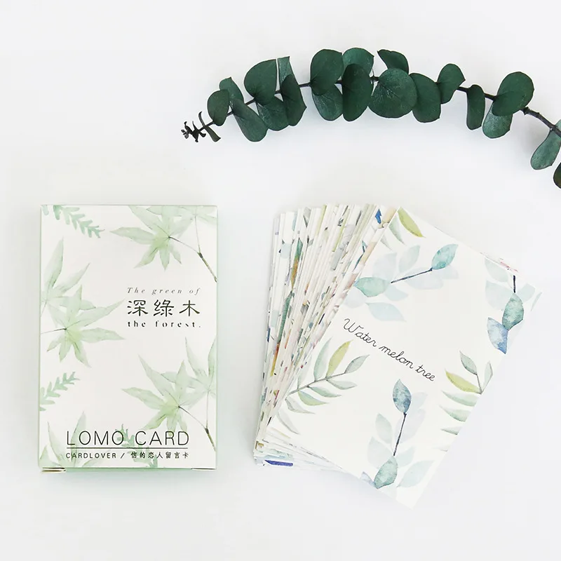 28 sheets/Set Green Plant leaves Mini Postcard /Greeting Card/Message Card/ Kids Gift Postcard Kawaii Stationery
28 sheets/Set Green Plant leaves Mini Postcard /Greeting Card/Message Card/ Kids Gift Postcard Kawaii Stationery
