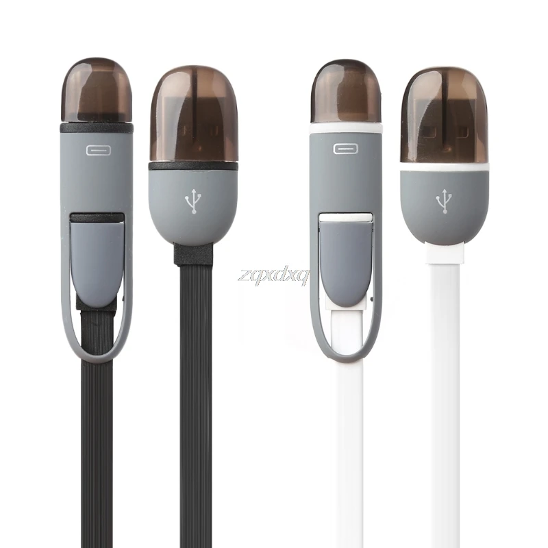 2-In-1 USB 3.1 Type C+Micro USB Charge Data TPE Flat Cable For Android Phone Nov01 Drop ship
2-In-1 USB 3.1 Type C+Micro USB Charge Data TPE Flat Cable For Android Phone Nov01 Drop ship