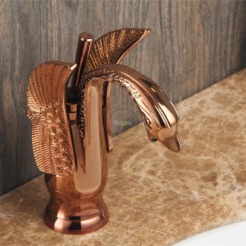 Online Kaufen Großhandel gold schwan wasserhahn aus China gold schwan