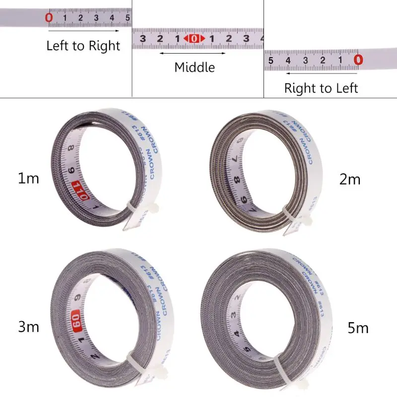 Miter Track Tape Measure Self Adhesive Metric Steel Ruler Miter Saw Scale For T-track Router Table Saw Band Stop Woodworking
Miter Track Tape Measure Self Adhesive Metric Steel Ruler Miter Saw Scale For T-track Router Table Saw Band Stop Woodworking