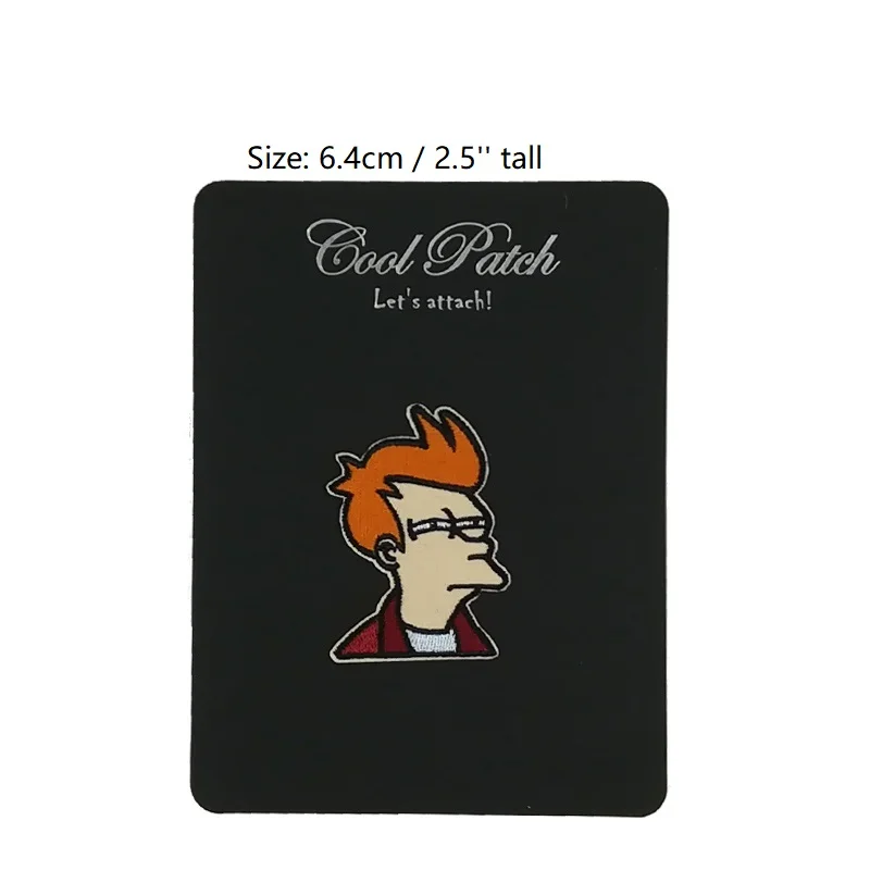 Philip J. Fry animated television series Futurama Embroidered NEW IRON ON Patches for clothing accessories jeans backpack
Philip J. Fry animated television series Futurama Embroidered NEW IRON ON Patches for clothing accessories jeans backpack