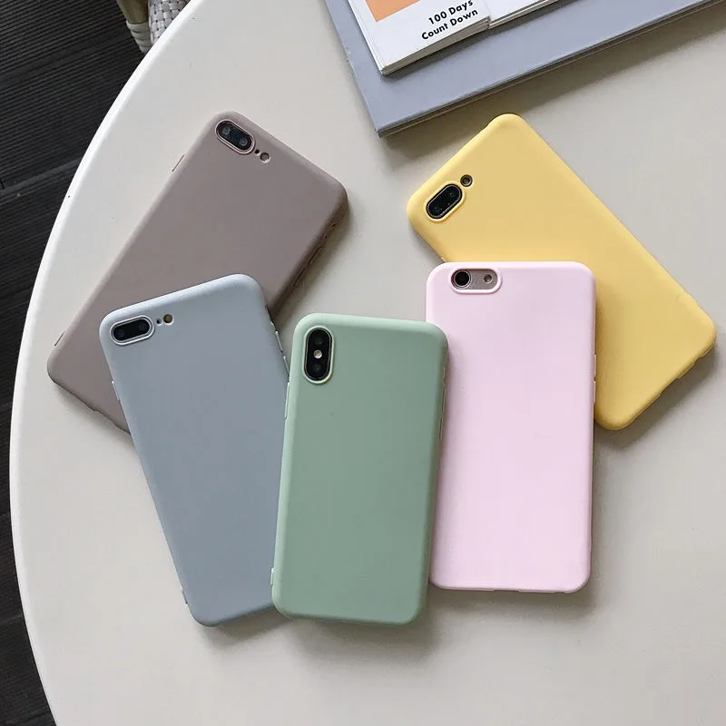 Brown Matcha Candy Color Soft TPU Case Cover on sfor iPhone X XS MAX 6 6S 7 8 Plus XR 5 Matte Skin Silicon Slim Thin Phone Coque
Brown Matcha Candy Color Soft TPU Case Cover on sfor iPhone X XS MAX 6 6S 7 8 Plus XR 5 Matte Skin Silicon Slim Thin Phone Coque