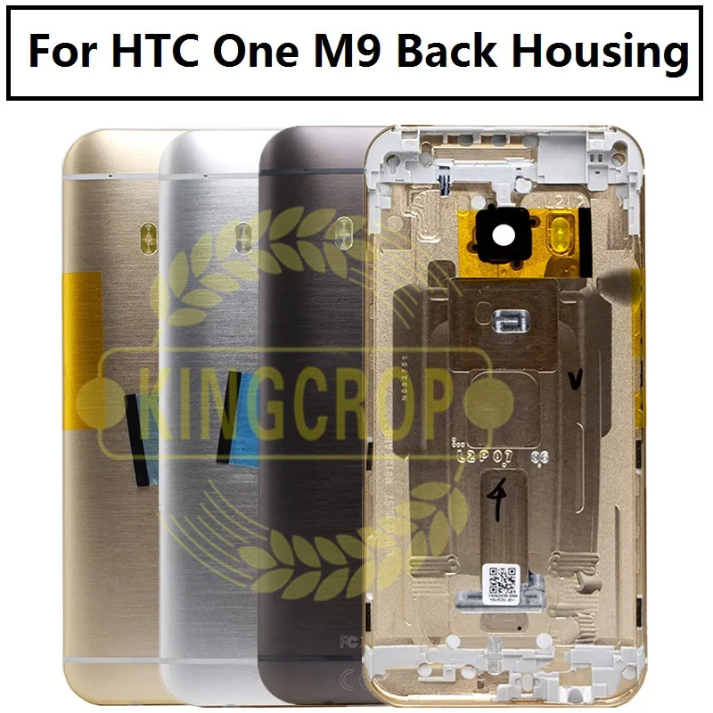 Для HTC один M9 Батарея задняя крышка Корпус Дверь чехол + Мощность Кнопка громкости