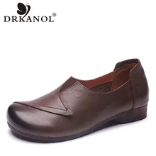 Женские туфли ручной работы DRKANOL из 100% натуральной кожи на
