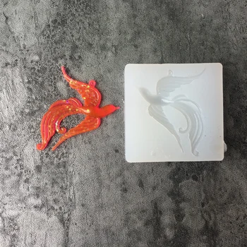 Phoenix Shape Silicone Mold Necklace Pendant Resin Jewelry Making Mould DIY Hand Craft
Phoenix Shape Silicone Mold Necklace Pendant Resin Jewelry Making Mould DIY Hand Craft