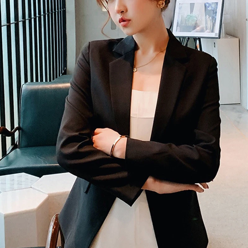 SAILING LU Women Blazers Slim Business Casual Suit Autumn 2019 Office Ladies Waist Pure Solid Small Suit Female Jacket WWX492
SAILING LU Women Blazers Slim Business Casual Suit Autumn 2019 Office Ladies Waist Pure Solid Small Suit Female Jacket WWX492