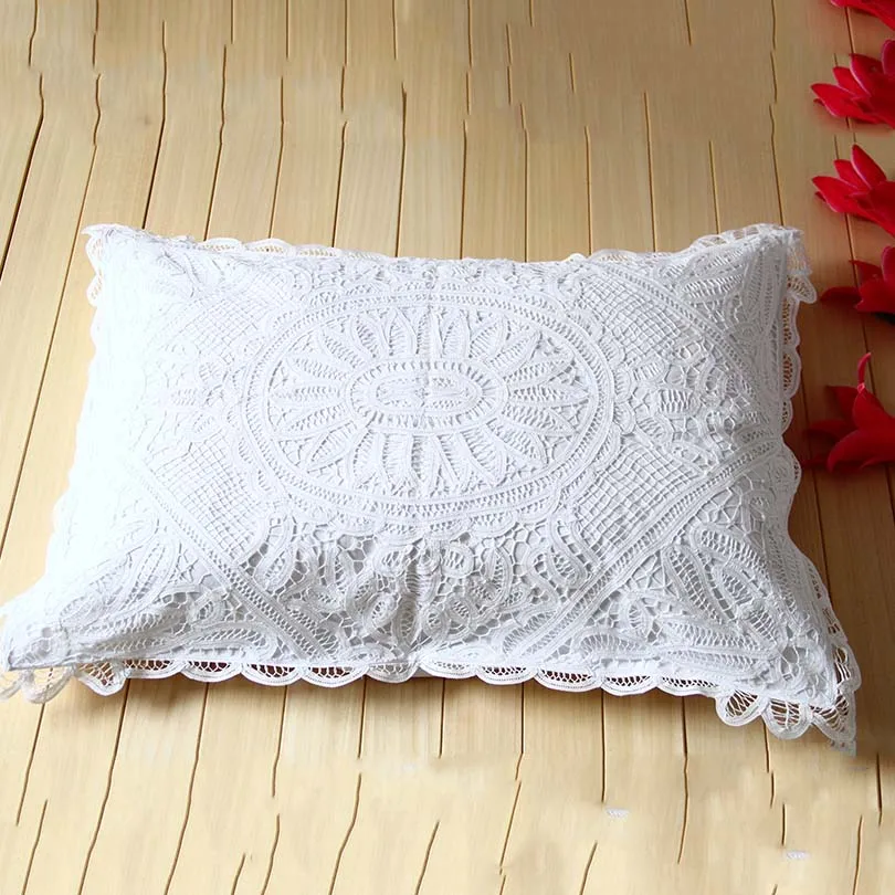 QUNYINGXIU Pillow Case 83*61 cm Embroidered Pillow Sham White Floral 100% Cotton Handmade Dustproof Home Hotel Bed Pillow Case
QUNYINGXIU Pillow Case 83*61 cm Embroidered Pillow Sham White Floral 100% Cotton Handmade Dustproof Home Hotel Bed Pillow Case