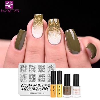 KADS Tree leaf design Nail Stamp SET Nail Template Plates Nail art Stamping Plate Print Polish nail Stencil art Polish
KADS Tree leaf design Nail Stamp SET Nail Template Plates Nail art Stamping Plate Print Polish nail Stencil art Polish