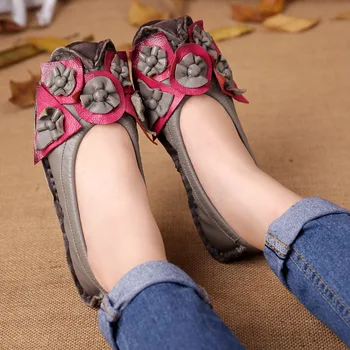 New Handmade Flower Women Shoes Genuine Leather Female Moccasins Loafers Soft Outsole Casual Shoes Flats
New Handmade Flower Women Shoes Genuine Leather Female Moccasins Loafers Soft Outsole Casual Shoes Flats