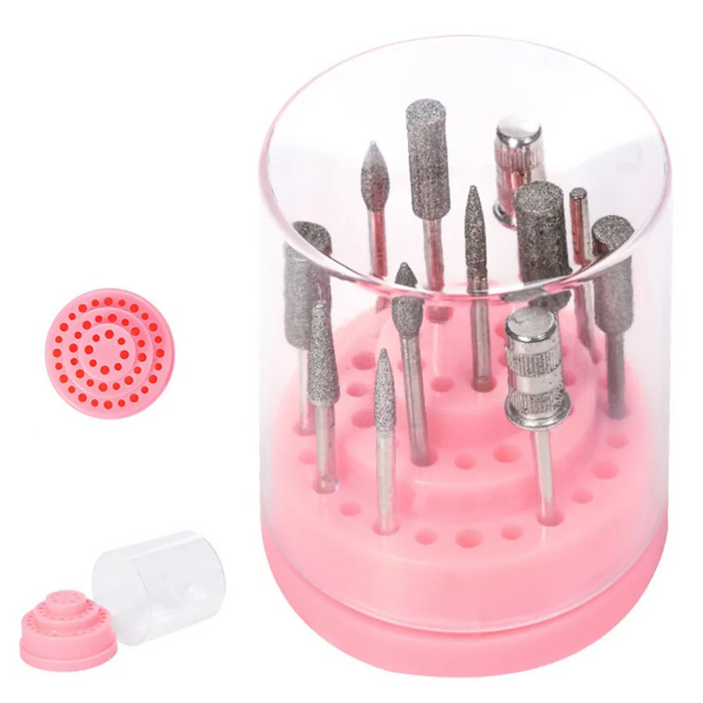 48 Holes Nail Drill Bit Container Storage Box DIY Nail Drill Bit Holder Stand Display Box Manicure Nail Art Beauty Tools
48 Holes Nail Drill Bit Container Storage Box DIY Nail Drill Bit Holder Stand Display Box Manicure Nail Art Beauty Tools
