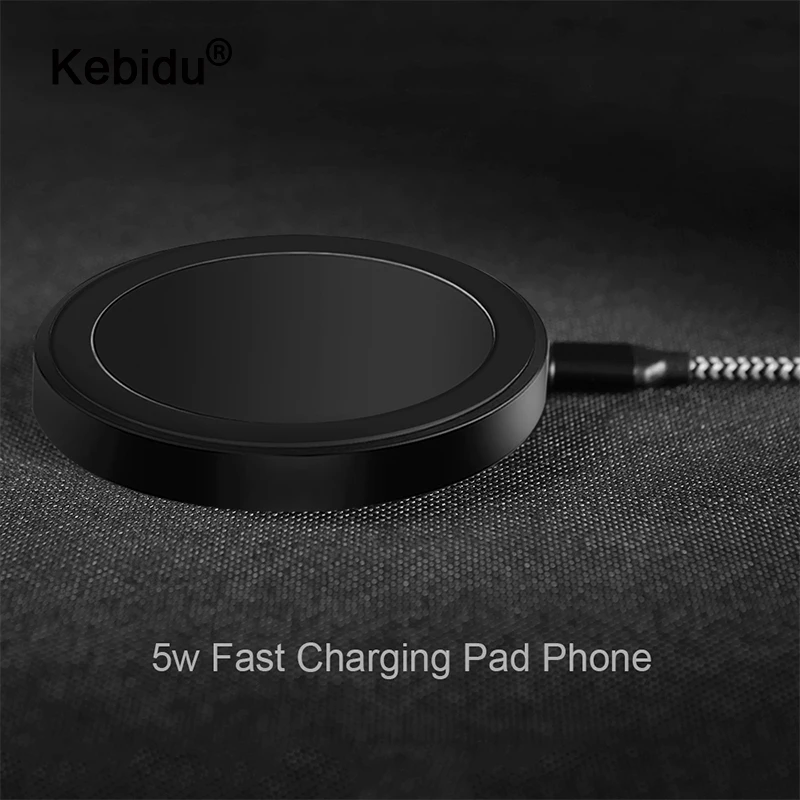 

Wireless Charger Ultra Thin 5W Qi Wireless Charging Pad For iphone XS X 8 Plus Fast Charger for Samsung Huawei Mate 20 Pro