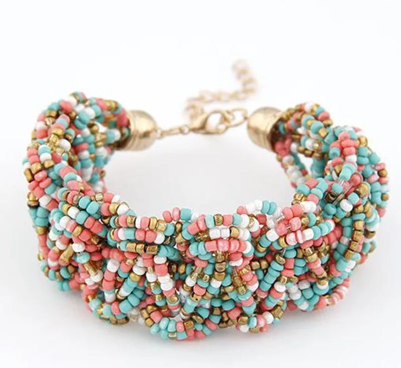 2017 Hot Jewelry Good Quality Bohemia 6 Colors Beads Bracelet For Woman New bracelets & bangles Christmas Gifts HOT
2017 Hot Jewelry Good Quality Bohemia 6 Colors Beads Bracelet For Woman New bracelets & bangles Christmas Gifts HOT