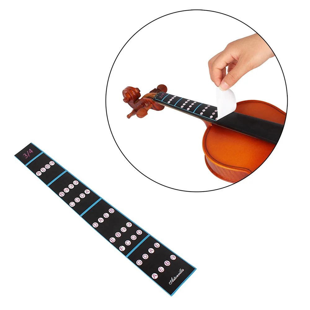 4/4 Violin Fiddle Finger Guide Fingerboard Sticker Label Intonation Chart Fretboard Marker for Practice Beginners
4/4 Violin Fiddle Finger Guide Fingerboard Sticker Label Intonation Chart Fretboard Marker for Practice Beginners