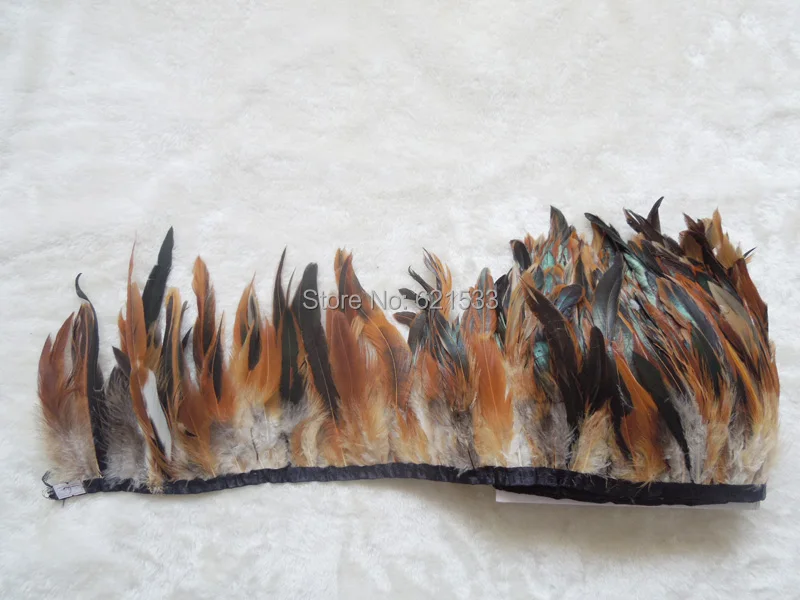 10Yards/Lot 15-20cm Height Nature Rooster Chicken Tail Feather Fringe Trim Ribbon Wedding Bride Dress Decoration DIY Clothing
10Yards/Lot 15-20cm Height Nature Rooster Chicken Tail Feather Fringe Trim Ribbon Wedding Bride Dress Decoration DIY Clothing