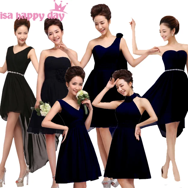 2020 robes de soiree black colored pretty chiffon short formal elegant bridesmaids dresses teen girl dress for bridesmaid
2020 robes de soiree black colored pretty chiffon short formal elegant bridesmaids dresses teen girl dress for bridesmaid