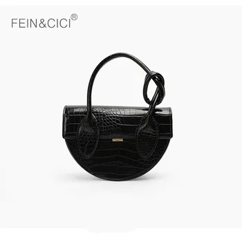Saddle totes bag animal print alligator leather half moon crossbody bag handbag women white black yellow 2019 summer chic bag
Saddle totes bag animal print alligator leather half moon crossbody bag handbag women white black yellow 2019 summer chic bag