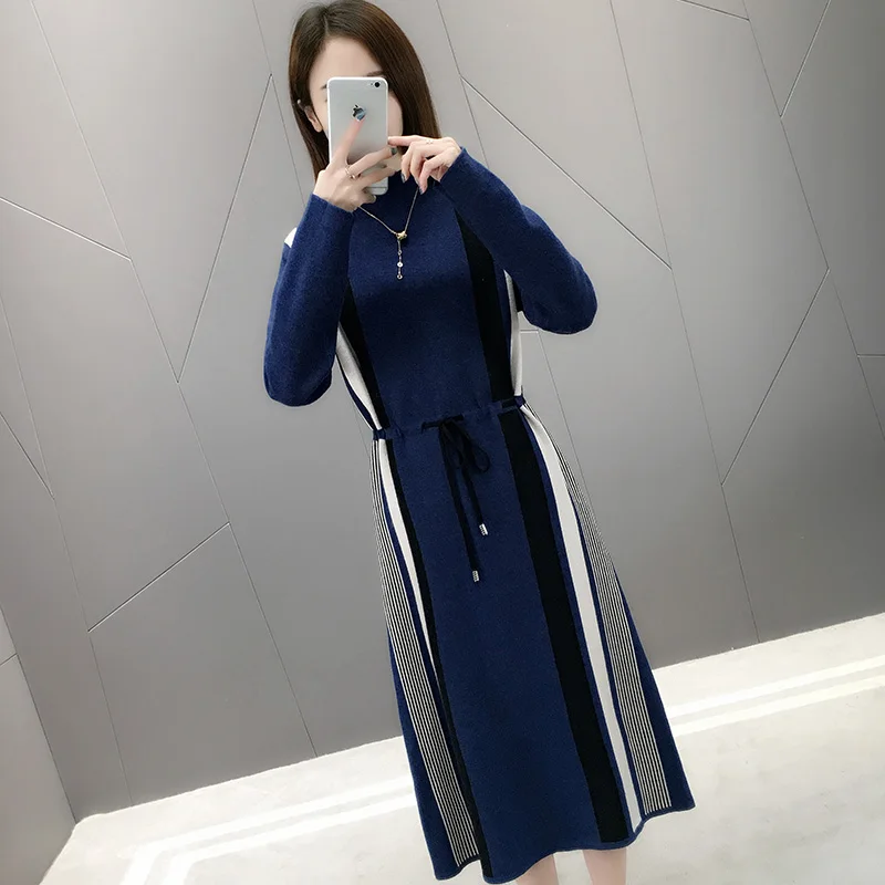 Women's Sexy Long Dress 2023 Autumn Winter Knitted Dress Women Turtleneck Sweaters Dresses Female Long Sleeve Pullovers Sweaters
Women's Sexy Long Dress 2023 Autumn Winter Knitted Dress Women Turtleneck Sweaters Dresses Female Long Sleeve Pullovers Sweaters