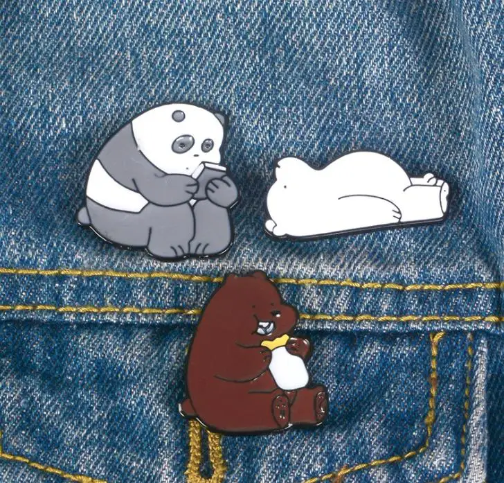 WEISHUOLI Naked Bear Brooch Brown Bear Panda Polar Bear Cartoon Medal Brooch wholesale
WEISHUOLI Naked Bear Brooch Brown Bear Panda Polar Bear Cartoon Medal Brooch wholesale