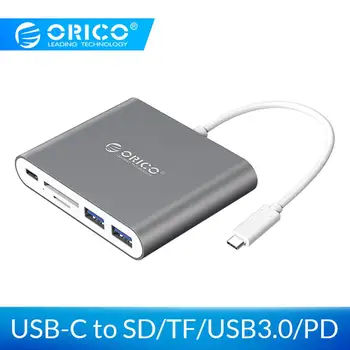 ORICO USB HUB USB C to USB3.0 TF SD Card Reader Type-C PD Adapter For Mac/Samsung Galaxy/ Huawei Mini Type C USB 3.0 HUB 15cm
ORICO USB HUB USB C to USB3.0 TF SD Card Reader Type-C PD Adapter For Mac/Samsung Galaxy/ Huawei Mini Type C USB 3.0 HUB 15cm