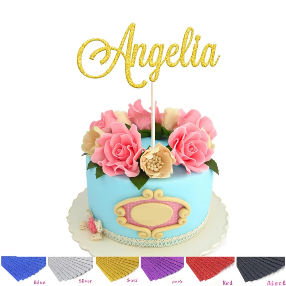 1pcs Personalized Custom Name Cake Topper Glitter Gold Silver Cake Topper 1st Birthday Baby Shower Cake Table Decoration
1pcs Personalized Custom Name Cake Topper Glitter Gold Silver Cake Topper 1st Birthday Baby Shower Cake Table Decoration