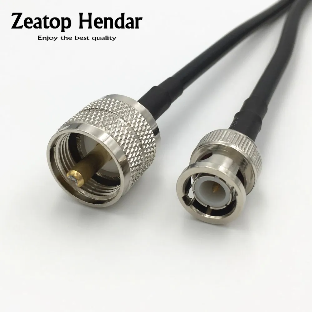 1Pcs PL259 UHF Male Plug to BNC Male Jack RF Crimp Pigtail Cable RG58 / LMR195 for Wireless Router 1M 2M 5M 10M 15M 20M 25M 30M 
1Pcs PL259 UHF Male Plug to BNC Male Jack RF Crimp Pigtail Cable RG58 / LMR195 for Wireless Router 1M 2M 5M 10M 15M 20M 25M 30M