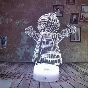 Drop Shipping Cute Snowman LED 7 Color 3D Night Light RGB USB Illusion Gradient Toy Table Desk Lamp For Kids Christmas Decor
Drop Shipping Cute Snowman LED 7 Color 3D Night Light RGB USB Illusion Gradient Toy Table Desk Lamp For Kids Christmas Decor