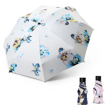 Portable 8 Ribs Five Folding Pocket Umbrella Rain Woman Parasol Ultralight Sunscreen Ladies Compact Umbrella Female Sun umbrella
Portable 8 Ribs Five Folding Pocket Umbrella Rain Woman Parasol Ultralight Sunscreen Ladies Compact Umbrella Female Sun umbrella