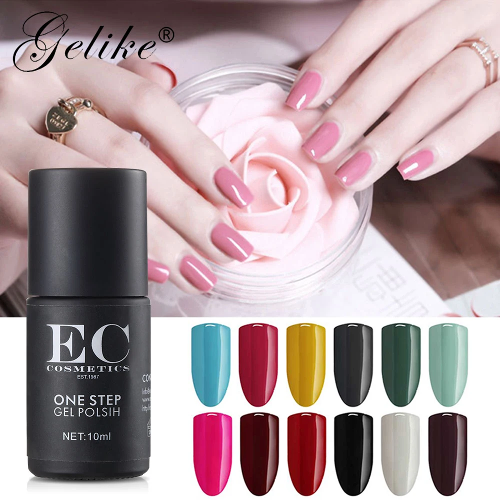 Gelike 3 In 1 Nail Polish Soak Off One Step UV Color Enamel Semi Permanent Hybrid Paint for Manicure
Gelike 3 In 1 Nail Polish Soak Off One Step UV Color Enamel Semi Permanent Hybrid Paint for Manicure