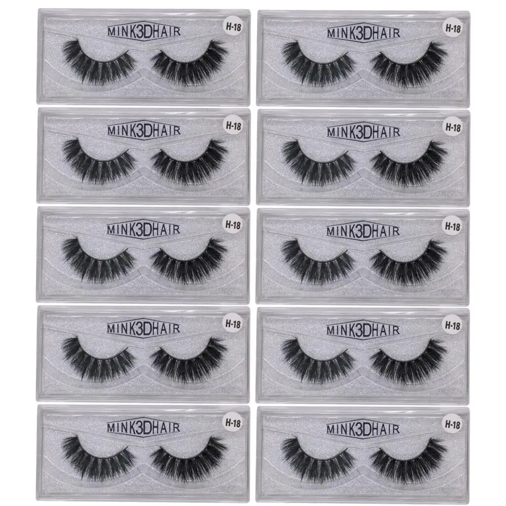 10 Pairs/lot 3D Eyelashes Hand Made Natural Long Faux Mink Lashes Vegan Cruelty Free False Lashes Extensions Maquiagem Makeup
10 Pairs/lot 3D Eyelashes Hand Made Natural Long Faux Mink Lashes Vegan Cruelty Free False Lashes Extensions Maquiagem Makeup