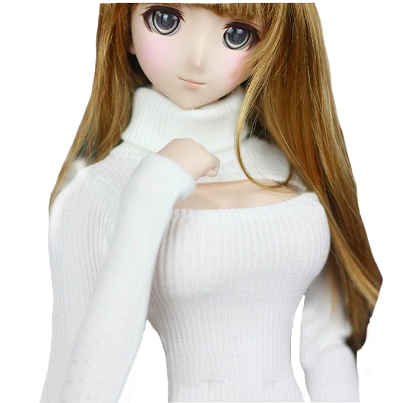 [Wamami] 50 # черный/белый свитер на груди/плотный трикотаж для 1/3 Dd СД DOD BJD кукла