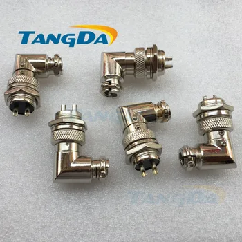Tangda 5pcs Aviation Plug Male+Female 90 degree Connector 16mm 2Pin 2P GX16 elbow 16mm M16 2 core right angle A.
Tangda 5pcs Aviation Plug Male+Female 90 degree Connector 16mm 2Pin 2P GX16 elbow 16mm M16 2 core right angle A.