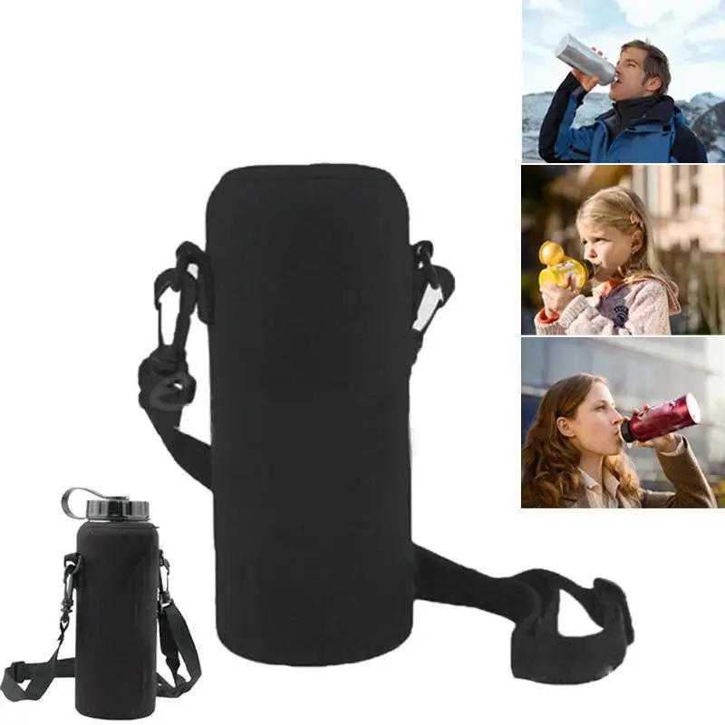 2019 New 1000ML Water Bottle Cover Bag Pouch Neoprene Water Bottle Carrier Insulated Bag Pouch Holder Shoulder Strap Black
2019 New 1000ML Water Bottle Cover Bag Pouch Neoprene Water Bottle Carrier Insulated Bag Pouch Holder Shoulder Strap Black