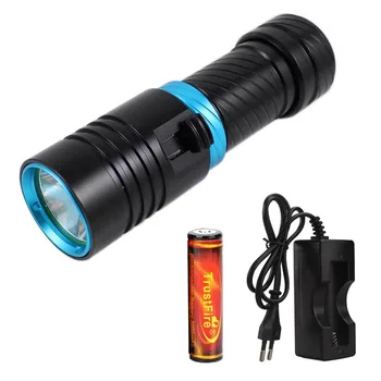 L2 Diving Flashlight set 1200lm White Light LED Flashlight Underwater Divie Torch LED Lamp Torchlight 18650 Battery + Charger
L2 Diving Flashlight set 1200lm White Light LED Flashlight Underwater Divie Torch LED Lamp Torchlight 18650 Battery + Charger