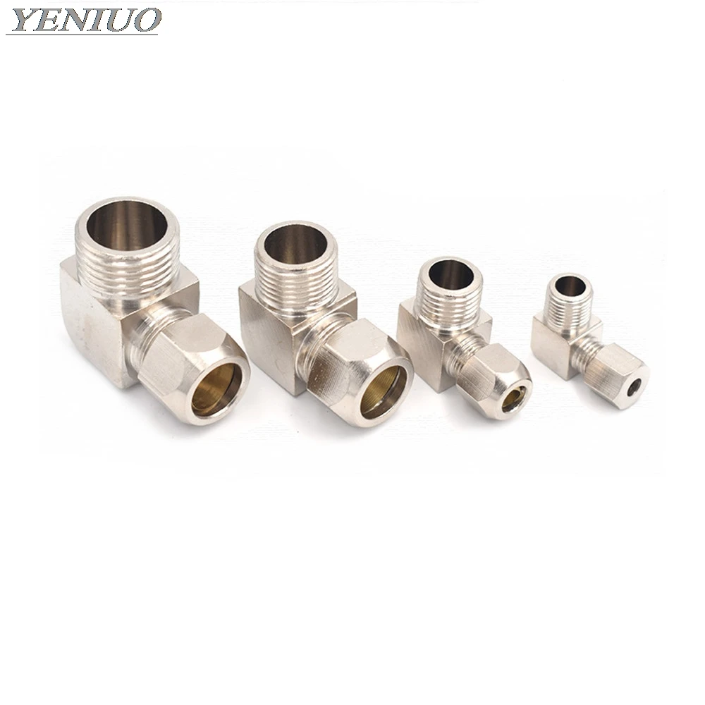 Pneumatic fittings Male Thread 1/8" 1/4" 3/8" 1/2" Elbow Brass Fit 4 6 8 10 12mm OD Tube Coupler Adapter Connector
Pneumatic fittings Male Thread 1/8" 1/4" 3/8" 1/2" Elbow Brass Fit 4 6 8 10 12mm OD Tube Coupler Adapter Connector