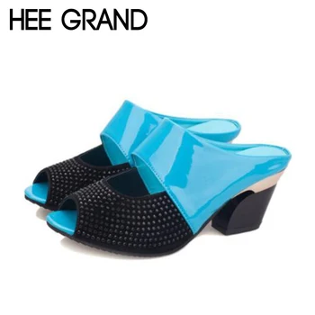 HEE GRAND Women Rhinestone Wedge Heel Slippers Peep Toe High Heel Slides Slip-on Fashion Causal Slide for Women XWT1456
HEE GRAND Women Rhinestone Wedge Heel Slippers Peep Toe High Heel Slides Slip-on Fashion Causal Slide for Women XWT1456