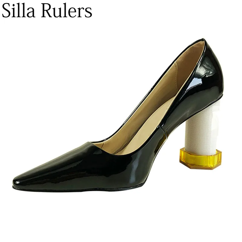 2019 spring strange style show women shoes pointed toe slip on pumps women genuine leather threaded hollow heel party shoes
2019 spring strange style show women shoes pointed toe slip on pumps women genuine leather threaded hollow heel party shoes