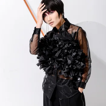 European Fashion Women Hollow Out Net Bow Blosue and Shirt Long Sleeve Cardigan Shirt New Design Shirt Tops
European Fashion Women Hollow Out Net Bow Blosue and Shirt Long Sleeve Cardigan Shirt New Design Shirt Tops