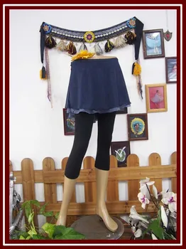 Gothic Double-Layered Tribal Belly Dance over skirt BL164
Gothic Double-Layered Tribal Belly Dance over skirt BL164