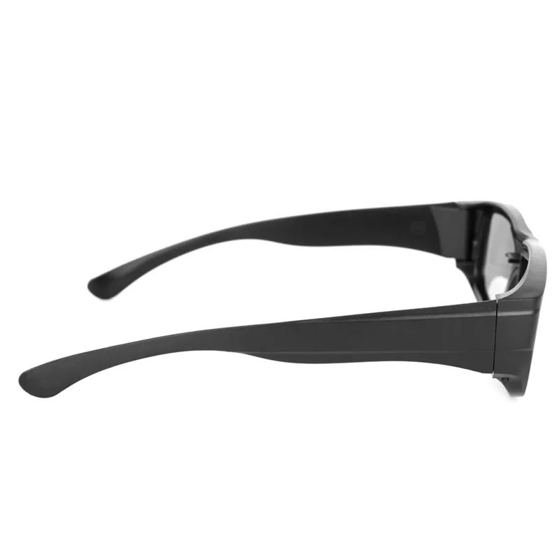 Circular Polarized Passive 3D Stereo Glasses Black H4 For TV Real D 3D Cinemas