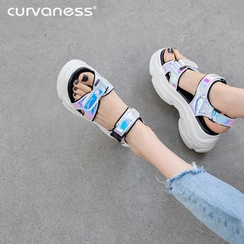 Curvaness Sexy Open-toed Women Platform Shoes Women Beach Shoes 2019 New Sport Sandals Wedge Hollow Out Women Sandals Outdoor Co
Curvaness Sexy Open-toed Women Platform Shoes Women Beach Shoes 2019 New Sport Sandals Wedge Hollow Out Women Sandals Outdoor Co
