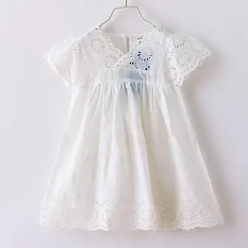 Girls Dress 2018 Summer Cotton Kids Dress For Girls Children Clothing White Lace Princess Dress Size 100-140 Baby Girl Clothes
Girls Dress 2018 Summer Cotton Kids Dress For Girls Children Clothing White Lace Princess Dress Size 100-140 Baby Girl Clothes