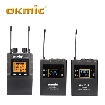 Dual-Channel UHF Wireless Microphone System for Canon Nikon Sony Panasonic DSLR camera &Camcorder OK-7002R+8800B
Dual-Channel UHF Wireless Microphone System for Canon Nikon Sony Panasonic DSLR camera &Camcorder OK-7002R+8800B