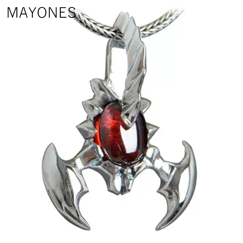 MAYONES Real 925 Sterling Silver Scorpion Pendant Different Size Inlaid Red Garnet Pendant for Men and Women
MAYONES Real 925 Sterling Silver Scorpion Pendant Different Size Inlaid Red Garnet Pendant for Men and Women