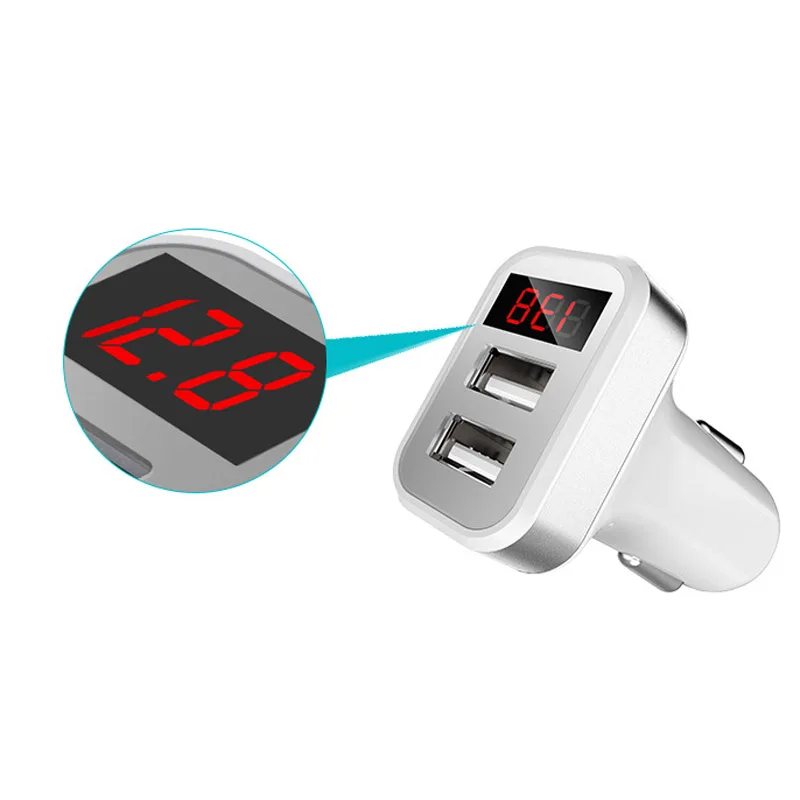 New Car Charger 5V 2.1A Quick Charge Dual USB Port LED Display Cigarette Lighter Phone Adapter VS998
New Car Charger 5V 2.1A Quick Charge Dual USB Port LED Display Cigarette Lighter Phone Adapter VS998