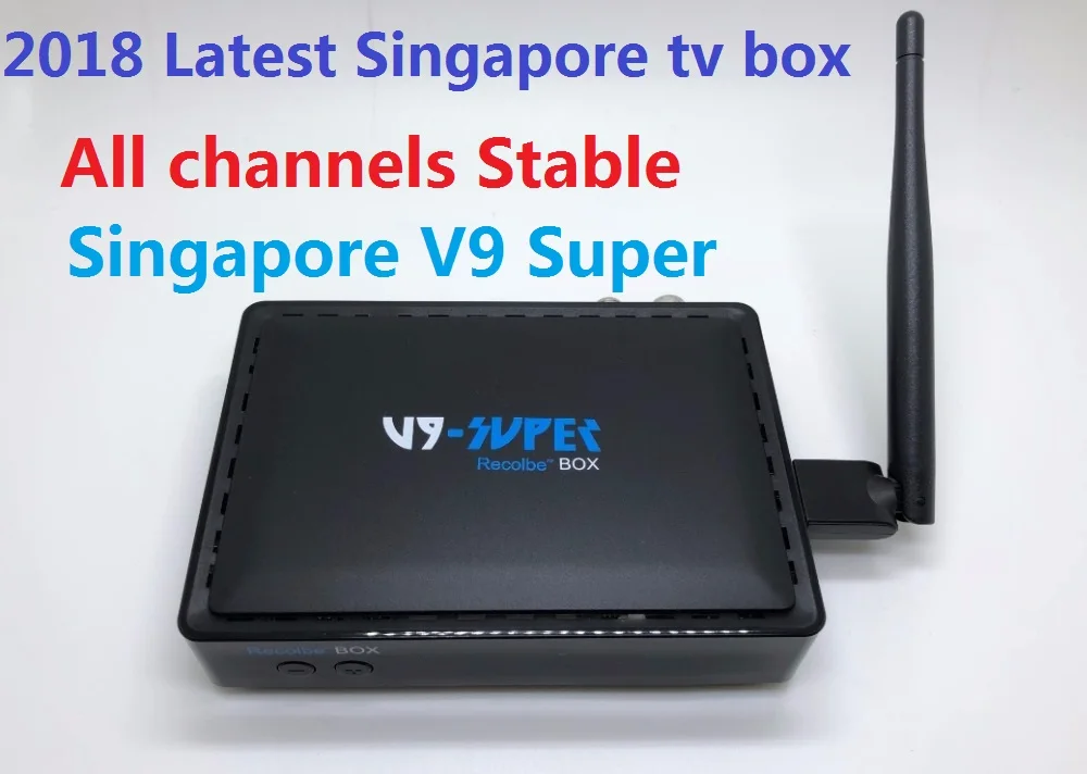 Free shipping 2018 Latest recolbe box v9 super singapore cable box updated from freesat v9 pro singapore box
Free shipping 2018 Latest recolbe box v9 super singapore cable box updated from freesat v9 pro singapore box